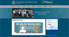 Desktop Screenshot of gallatinrotary.org